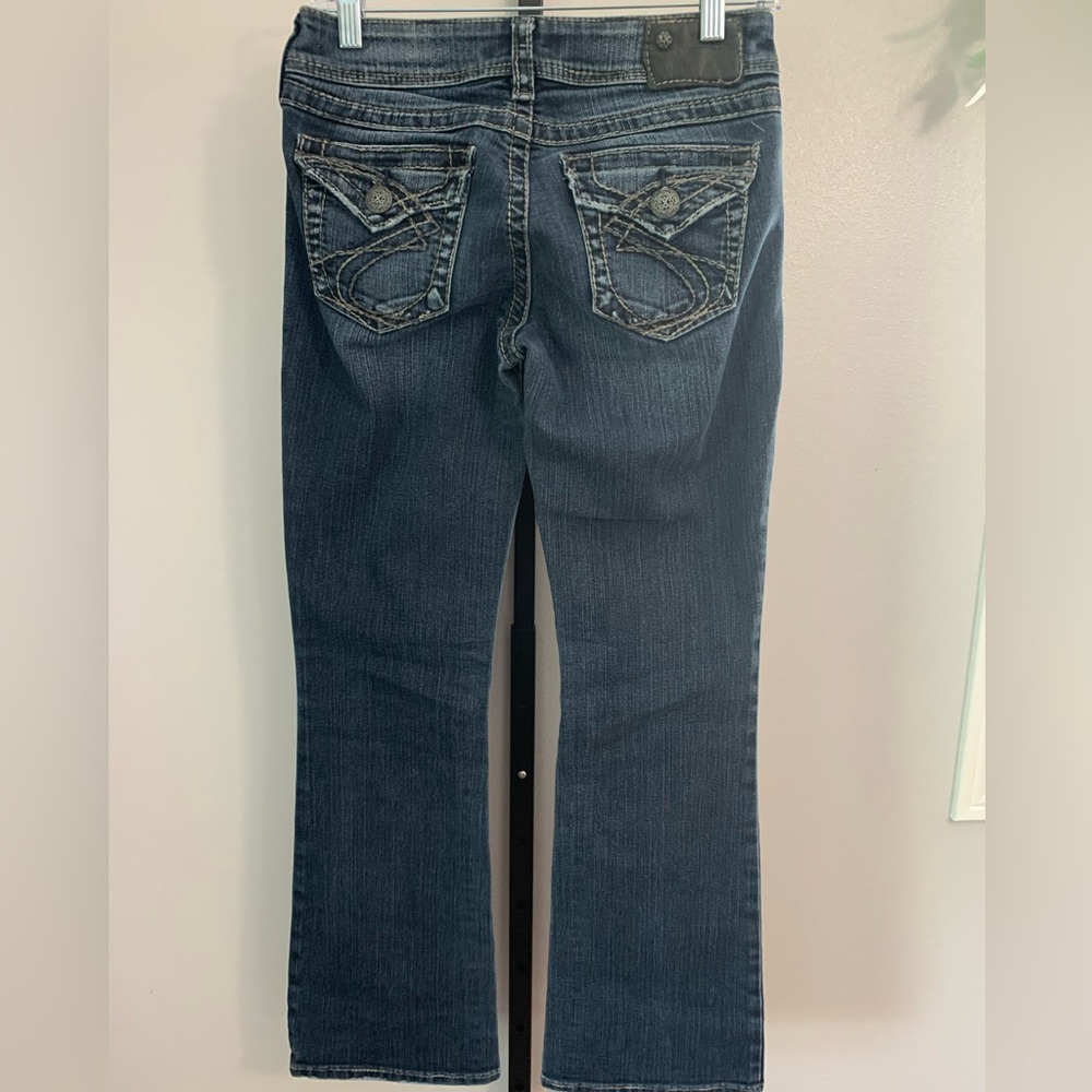 Suki Surplus Silver Jeans Blue Boot Cut Denim